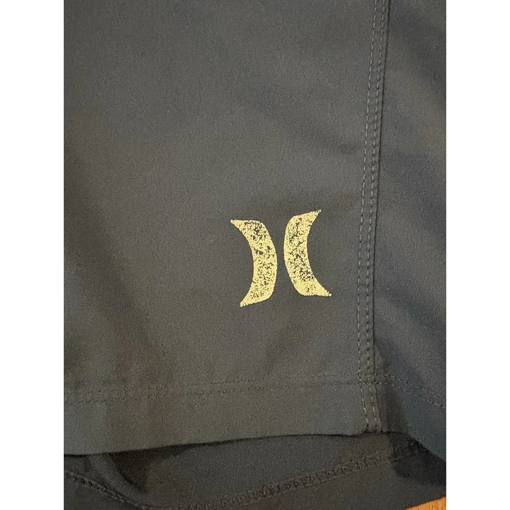 Hurley Men Shorts 38 Blue Swimwear Phantom Board Shorts Logo 10